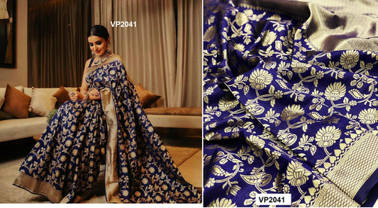 2041 Fashion Berry Sarees