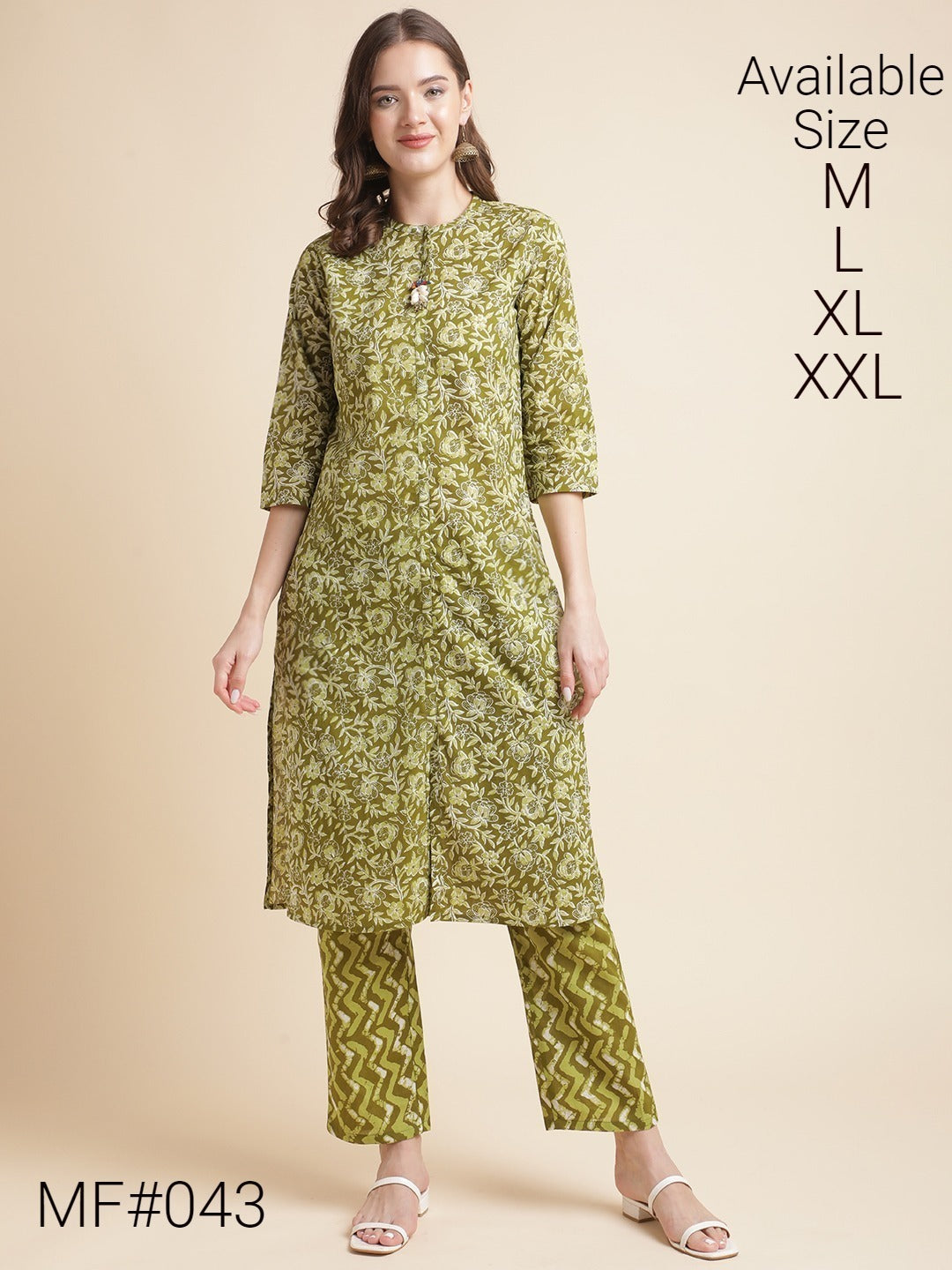 Mf 43 Msm Kurti Pant Set