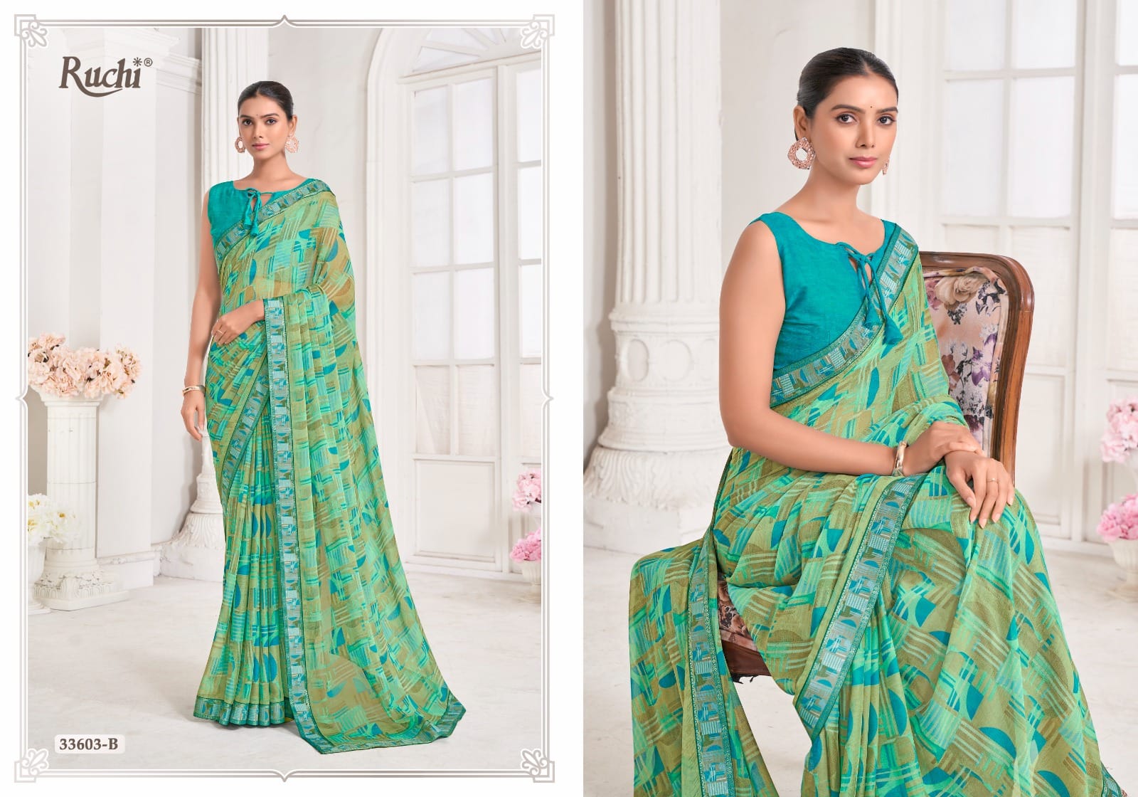 33603B Vanilla Vol 8 Ruchi Sarees