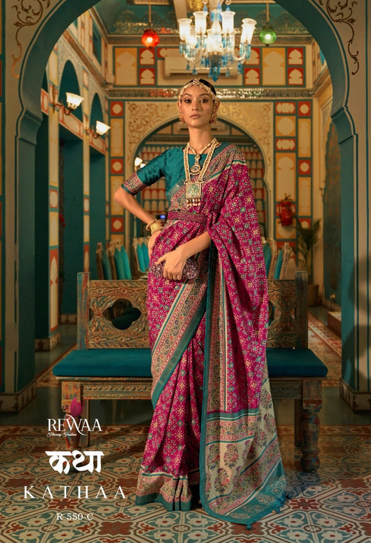 R-550-C Kathaa Rewaa Sarees