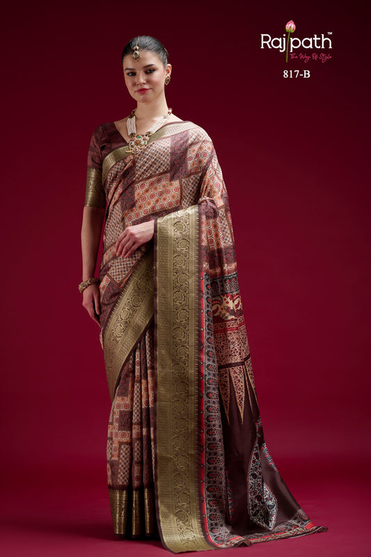 817-B Saaria Rajpath Silk Sarees