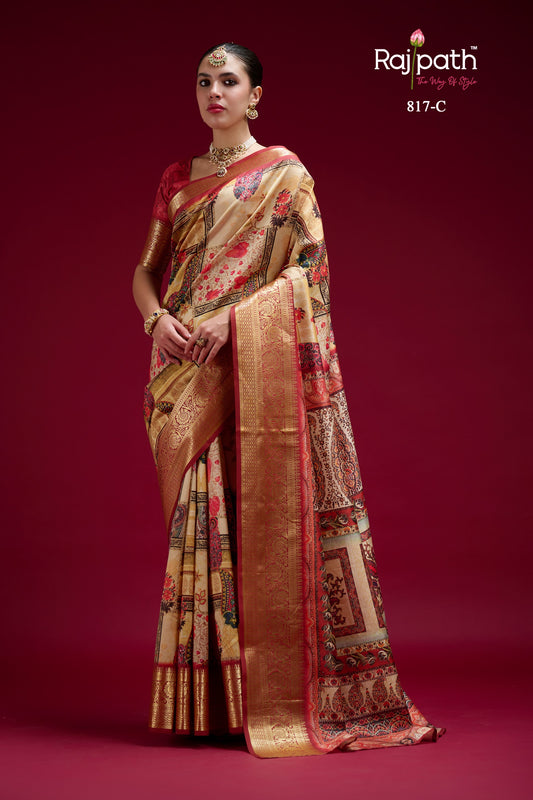 817-C Saaria Rajpath Silk Sarees