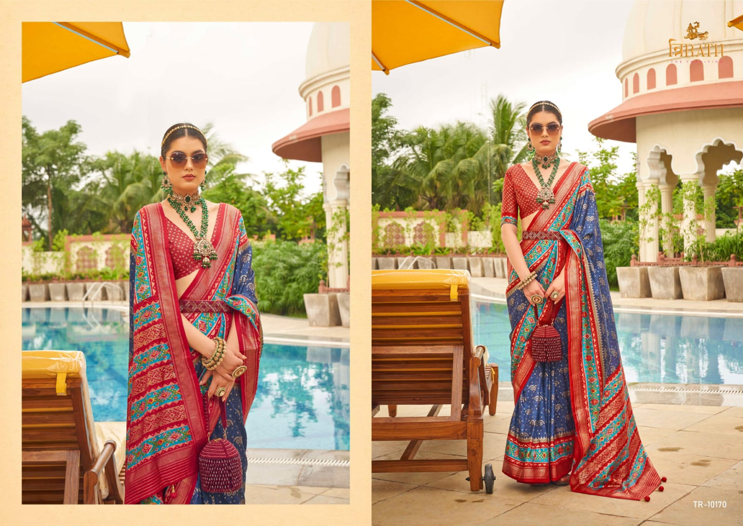 10170 Rasam Patola Trirath Sarees
