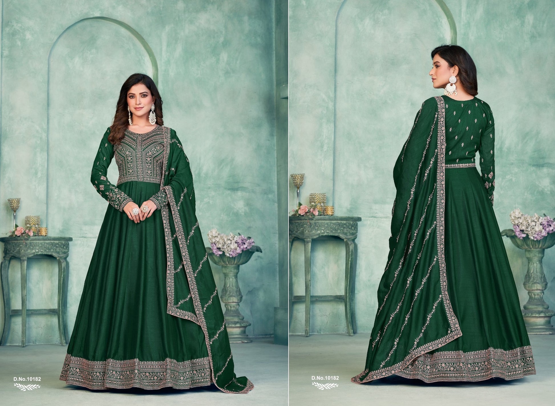 10182 Vol 18 Anjubaa Unstitched Suits