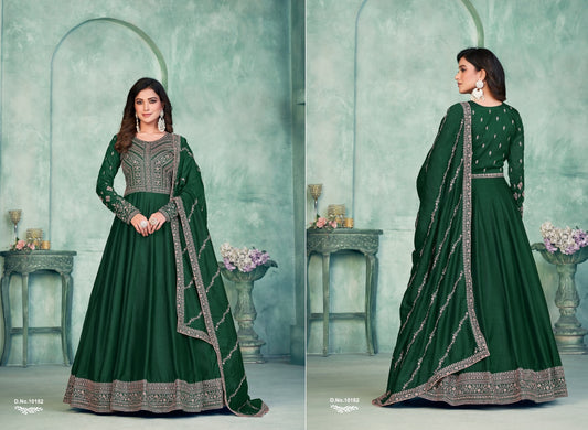 10182 Vol 18 Anjubaa Unstitched Suits