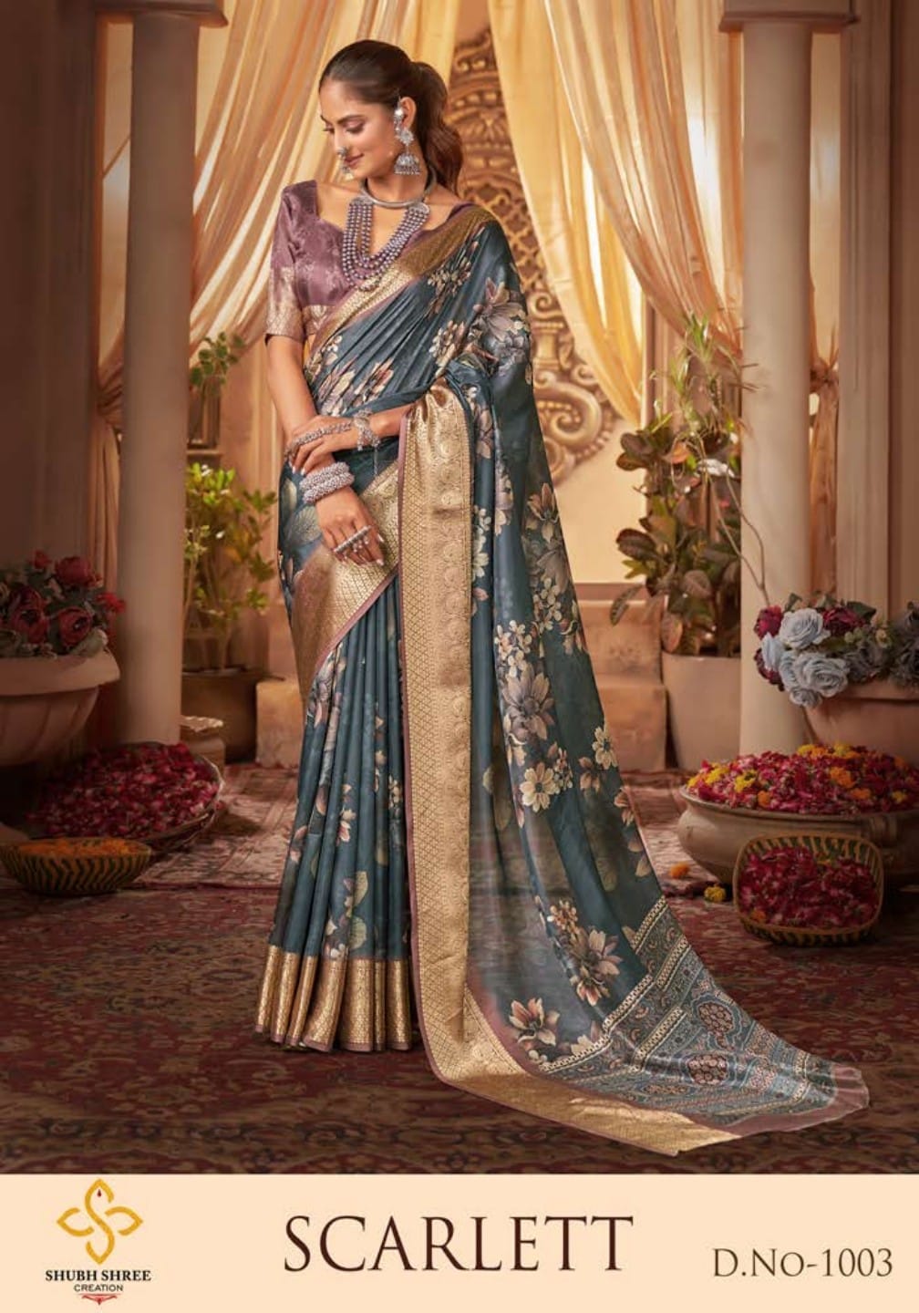 1003 Scarlett Shubh Shree Sarees