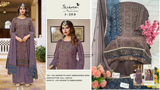 235D Serine Pakistani Salwar Suits