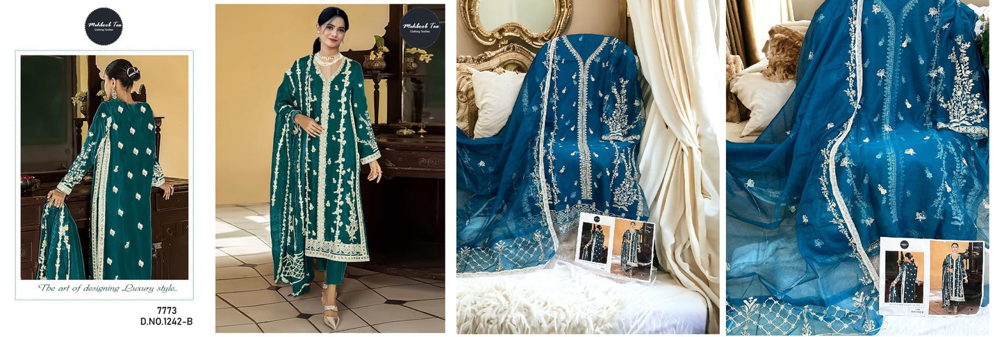 1242B Mehboob Tex Pakistani Salwar Suits