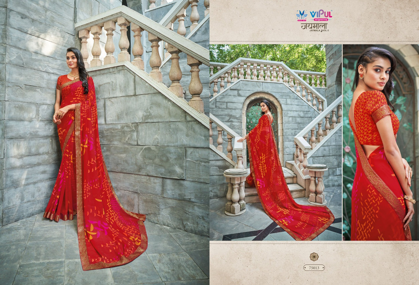 75013 Jaymala Vol 3 Vipul Sarees
