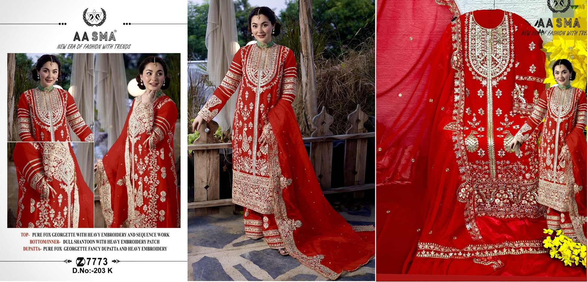 203K Aasma Pakistani Salwar Suits