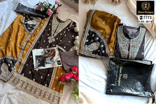 481B Ziaaz Designs Pakistani Salwar Suits