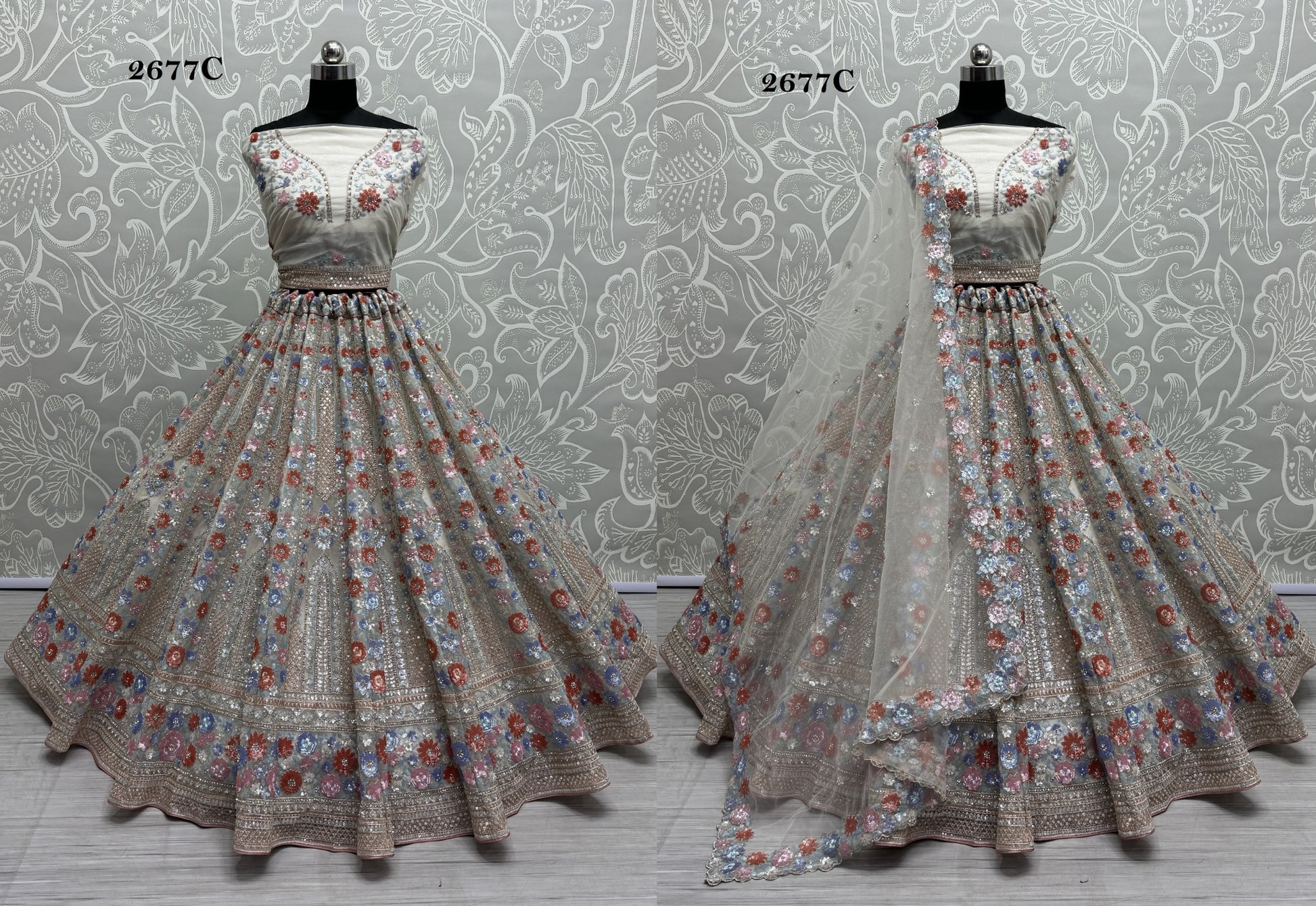 2677C Anjani Art Lehenga Choli