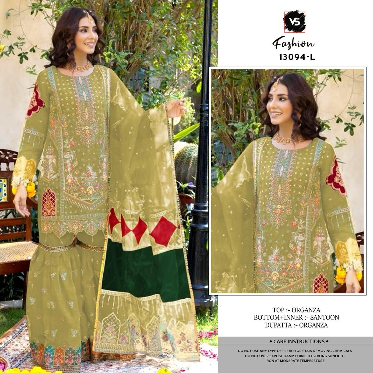 13094L Vs Fashion Pakistani Salwar Suits
