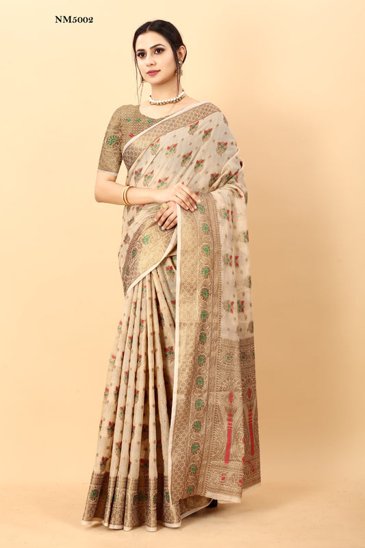 Nm5002 Fashion Berry Sarees
