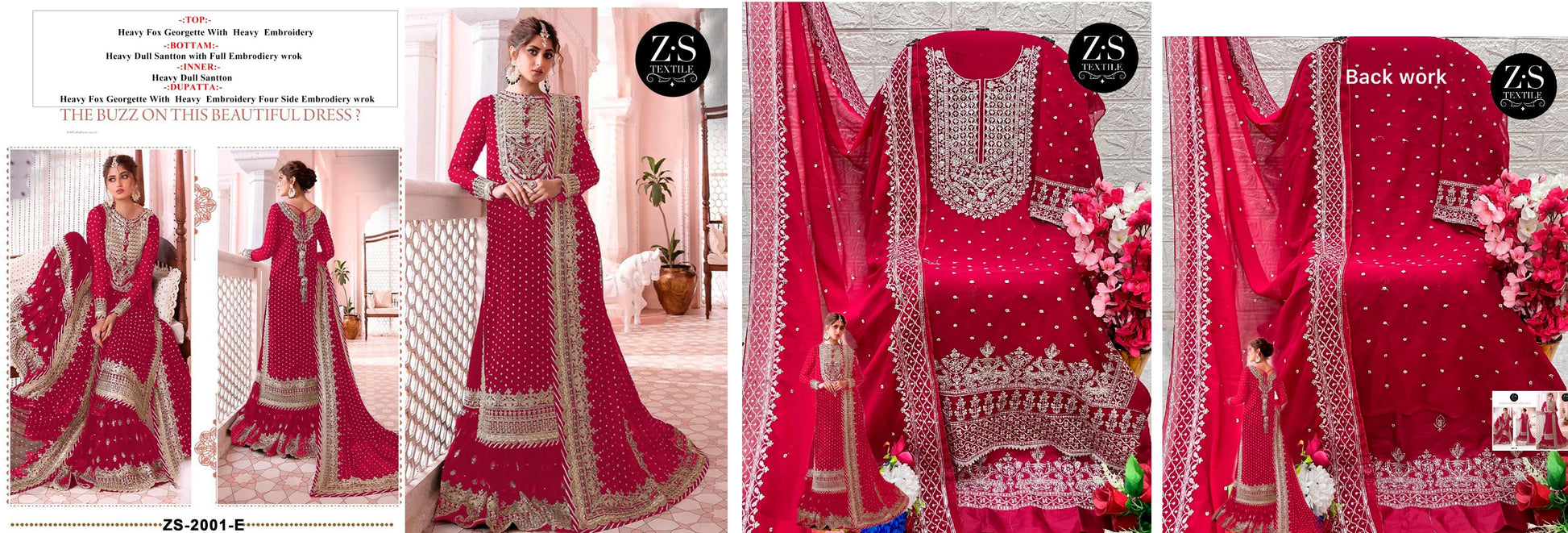 1006E Zs Textile Pakistani Salwar Suits