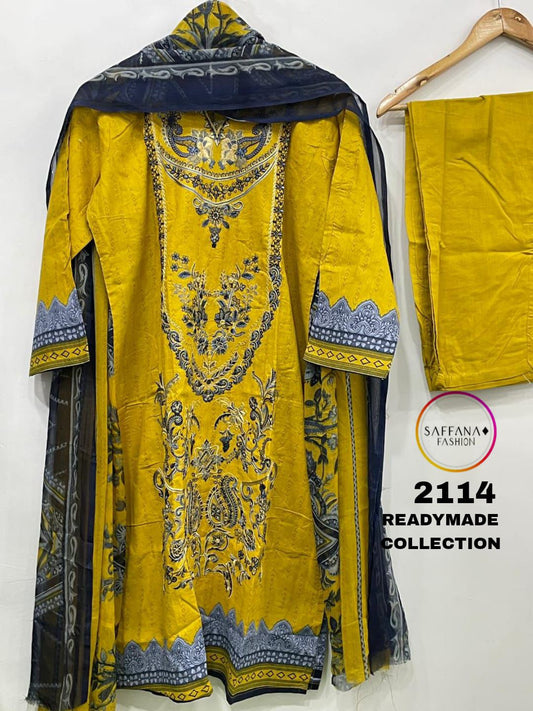 2114 Saffana Pakistani Readymade Suits