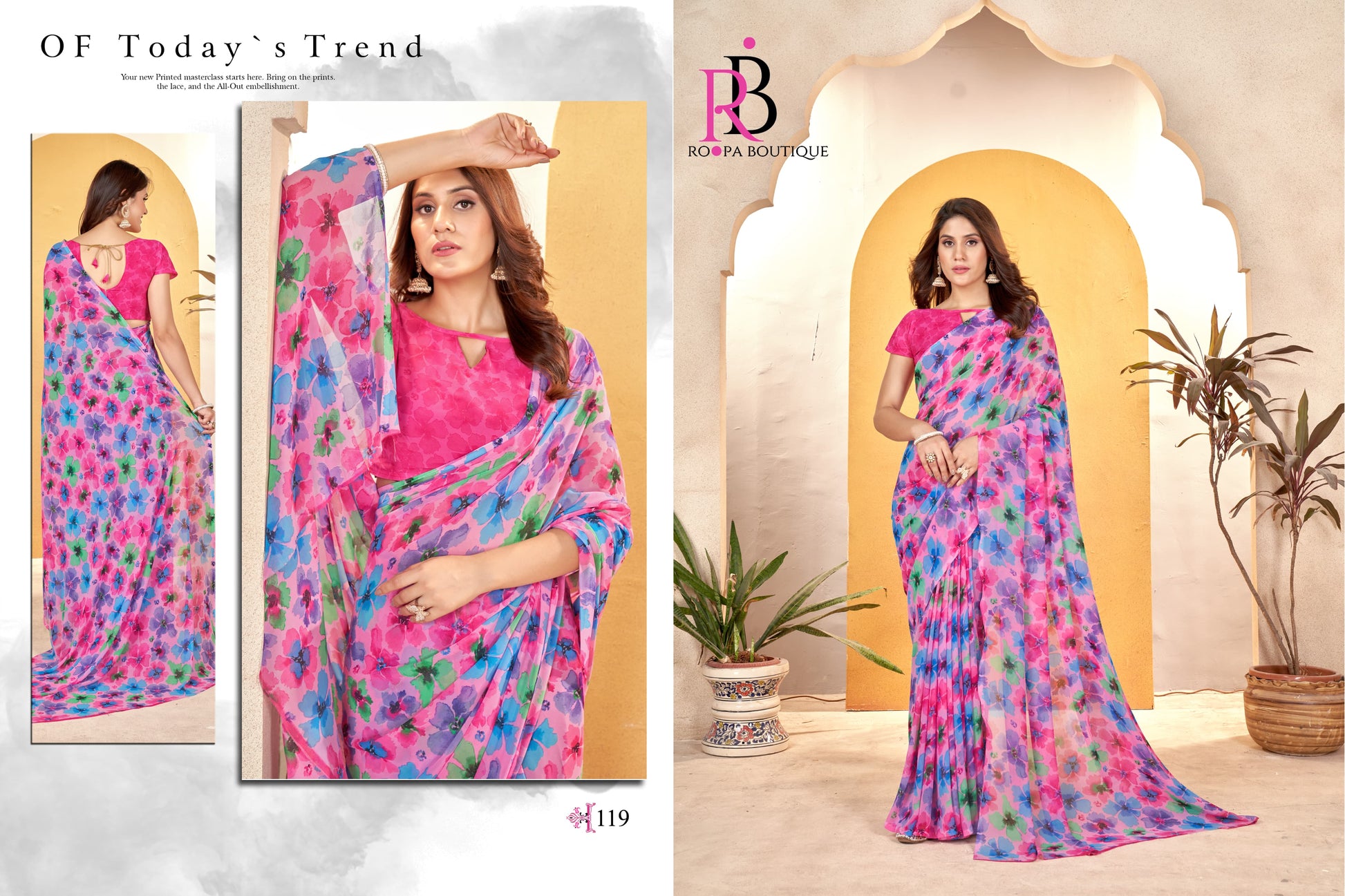 119 Zeeya Radhika Vol 5 Roopa Boutique Sarees