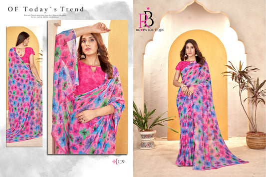 119 Zeeya Radhika Vol 5 Roopa Boutique Sarees