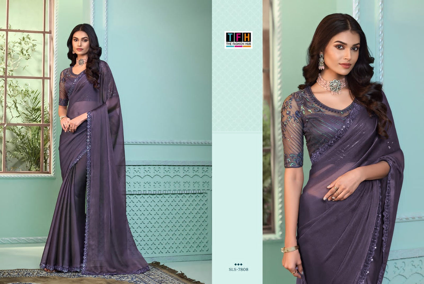 7808 Salsa Style Vol 3 Tfh Sarees