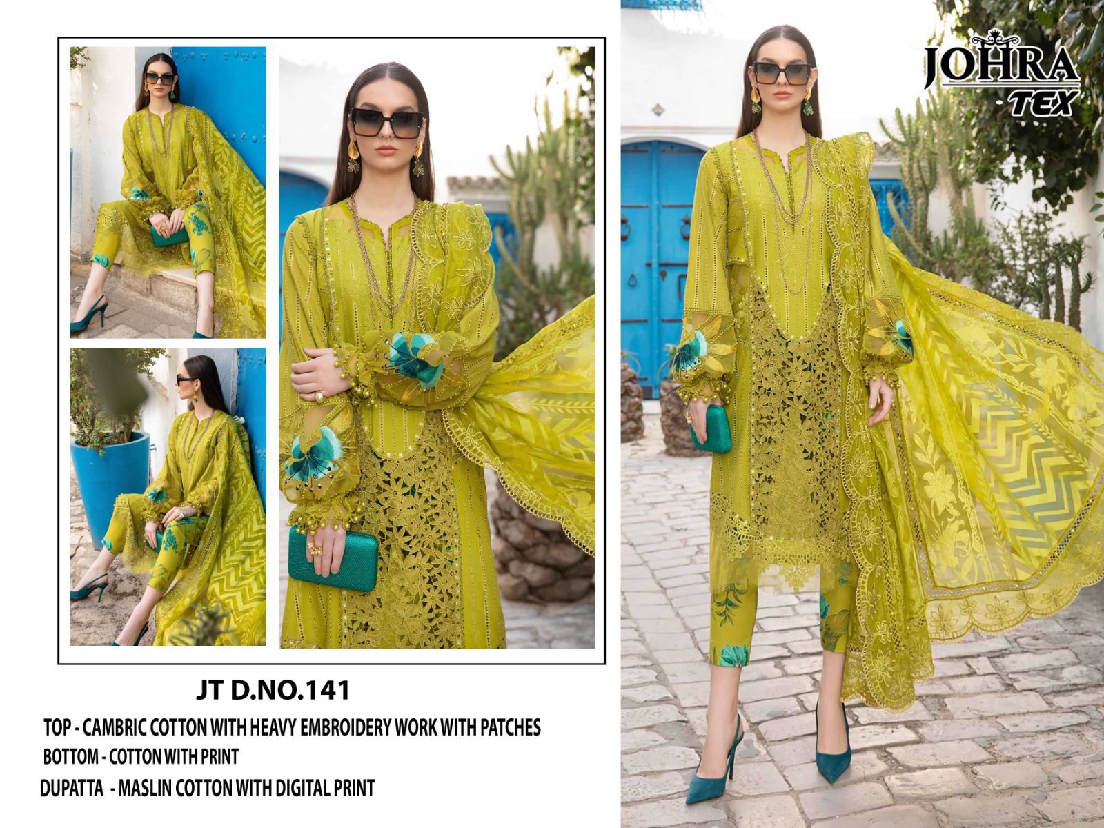 Jt-141 Johra Tex Pakistani Salwar Suits