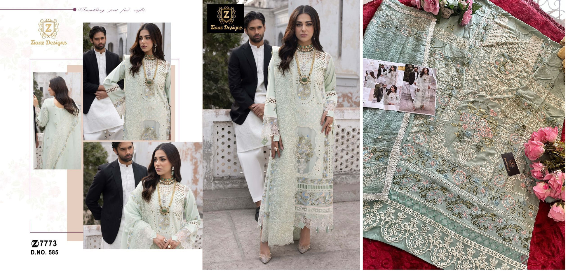 585 Ziaaz Designs Pakistani Salwar Suits