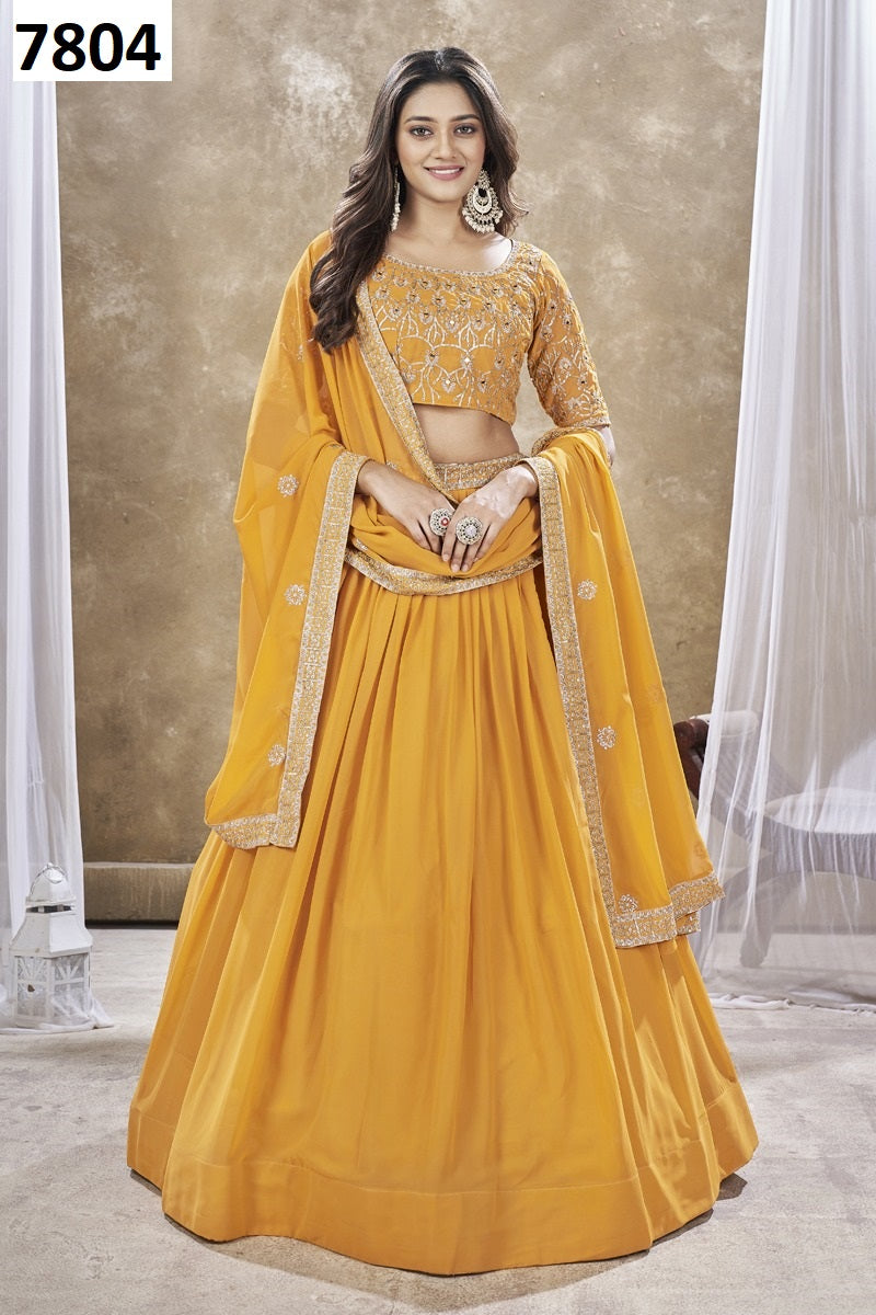 7804 Riwayat Aahvan Designs Lehenga Choli
