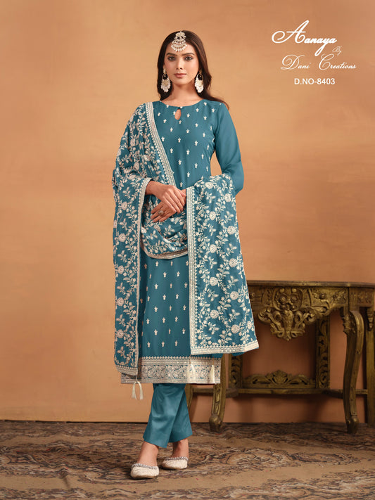 8403 Vol 184 Dani Creation Unstitched Suits