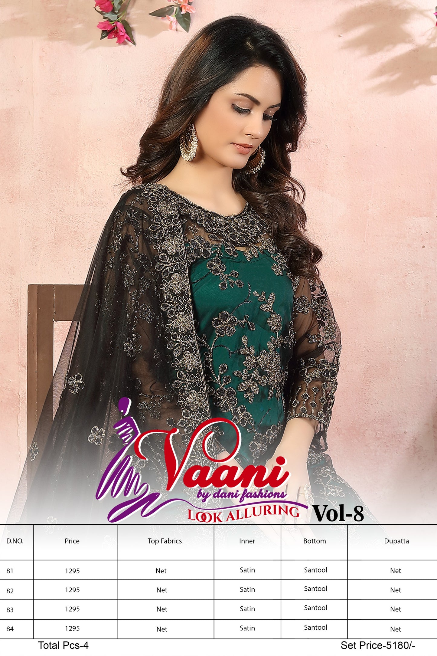 81 Vol 8 Vaani Cording Pakistani Salwar Suits