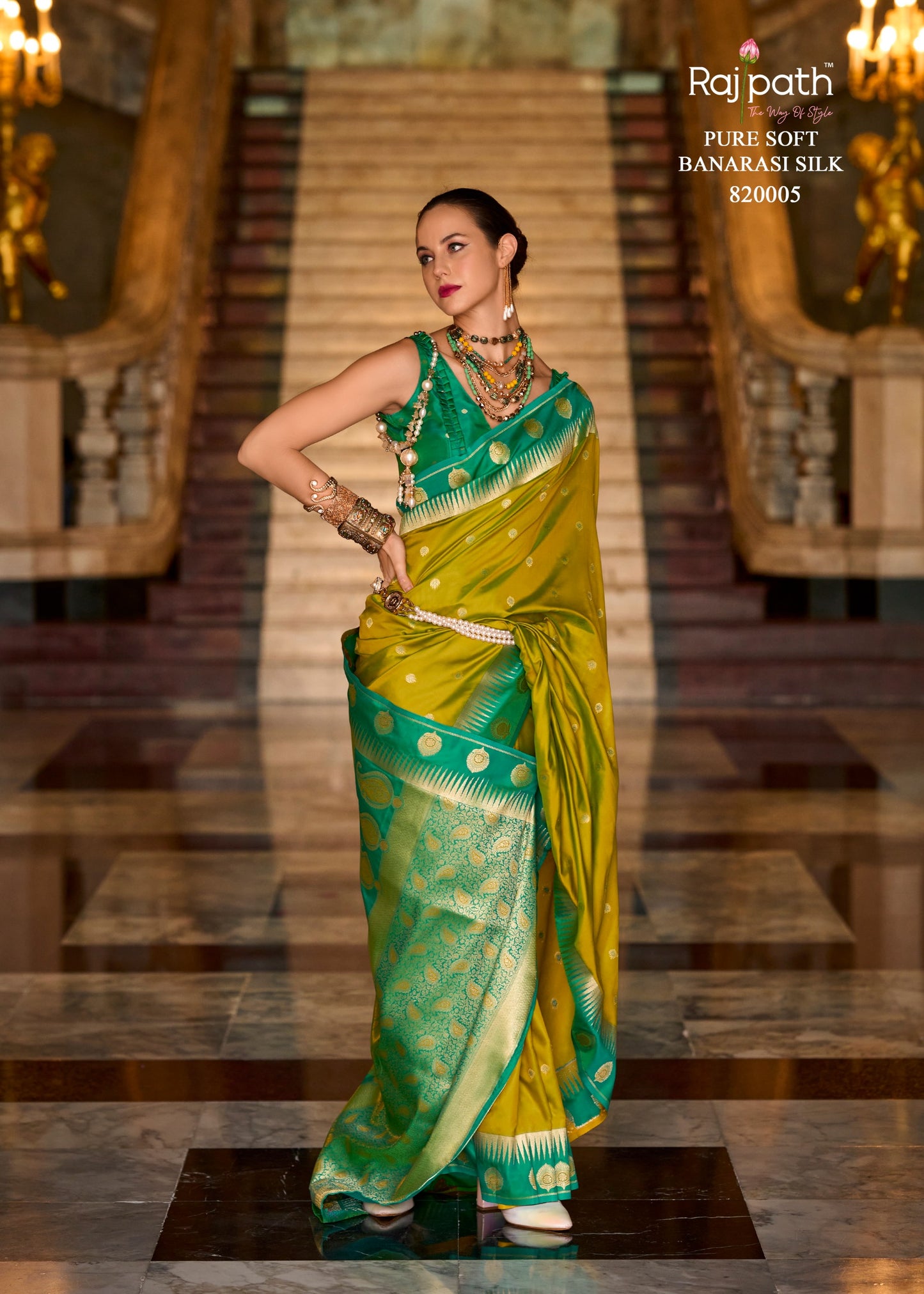 820005 Cherry Rajpath Silk Sarees