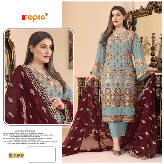 D-5229-B Rosemeen Fepic Pakistani Salwar Suits
