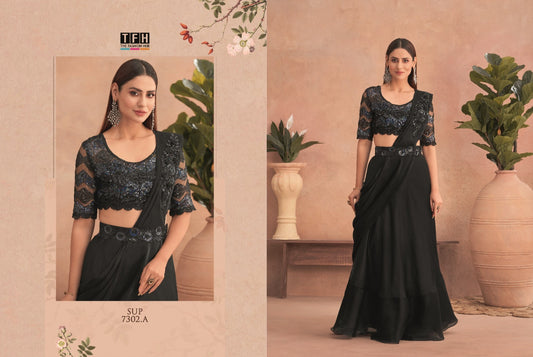 Sup 7302-A Tfh Sarees