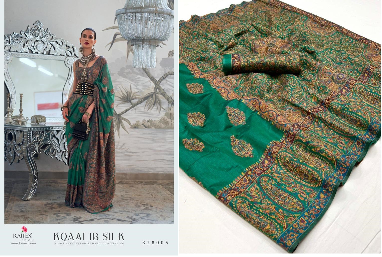 328005 Kqaalib Silk Rajtex Sarees