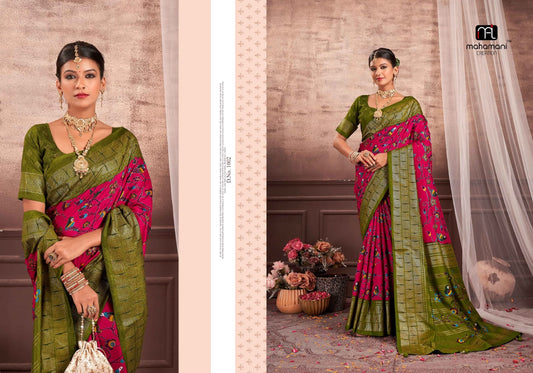 1002 Vasumati Mahamani Creation Sarees