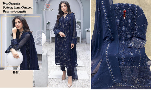 H-161 Hoor Tex Pakistani Salwar Suits