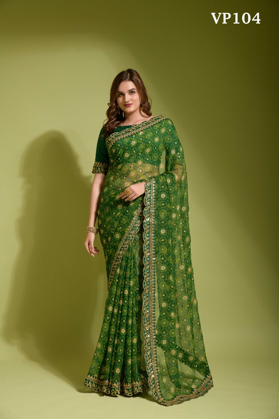 104 Velley Vol 2 Fashion Berry Sarees
