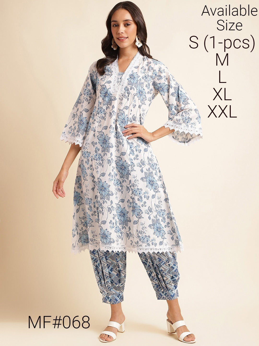 Mf 68 Msm Kurti Pant Set