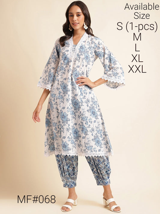 Mf 68 Msm Kurti Pant Set
