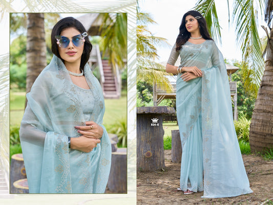 824E Mehek Handwork Sarees