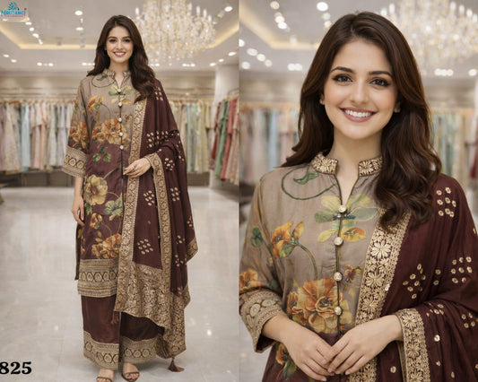 825 Radha Mrudangi Premium Silk Readymade Suits