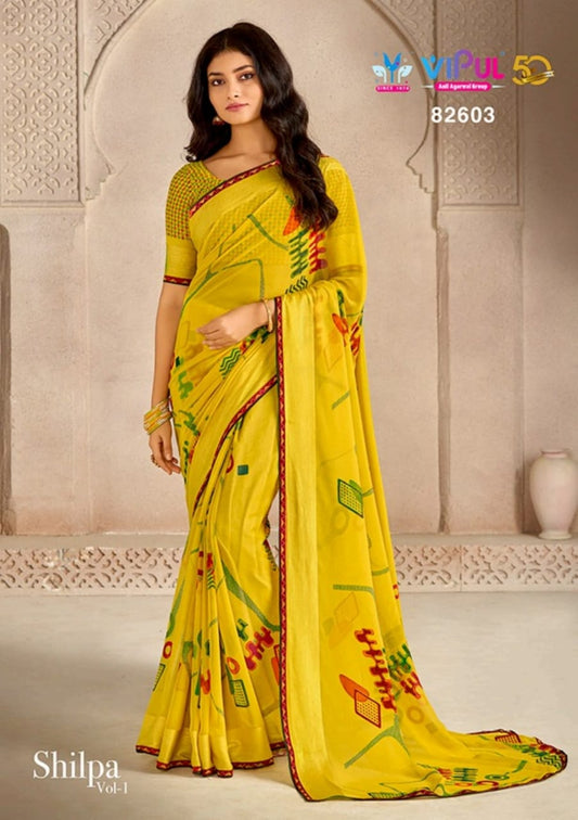 82603 Shilpa Vol 1 Vipul Georgette Sarees