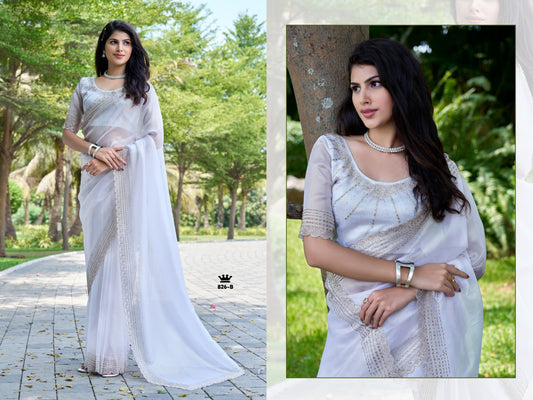 826B Mehek Handwork Sarees