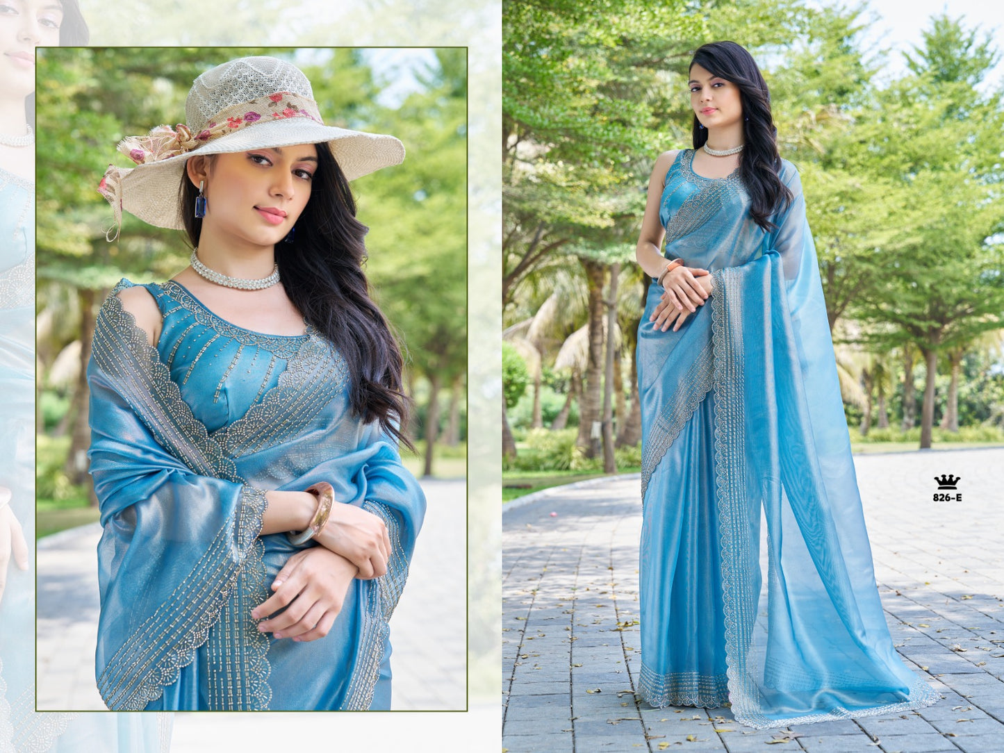 826E Mehek Handwork Sarees