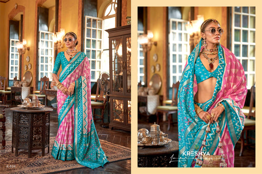 826 Palav Patola Kreshva Silk Sarees