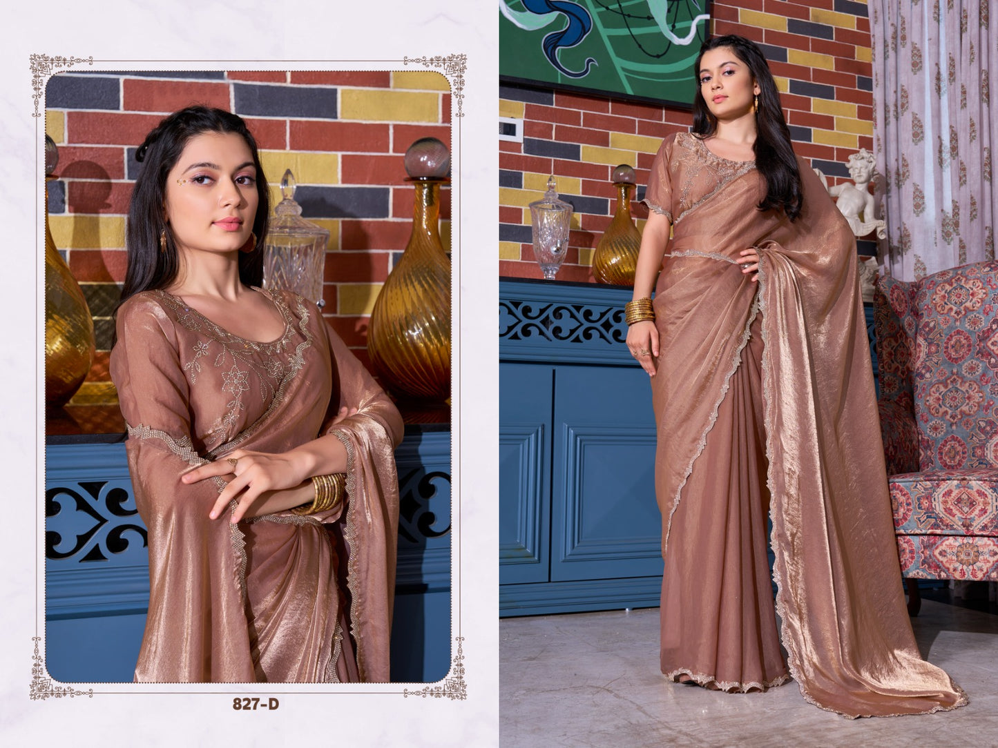 827D Mehek Handwork Sarees