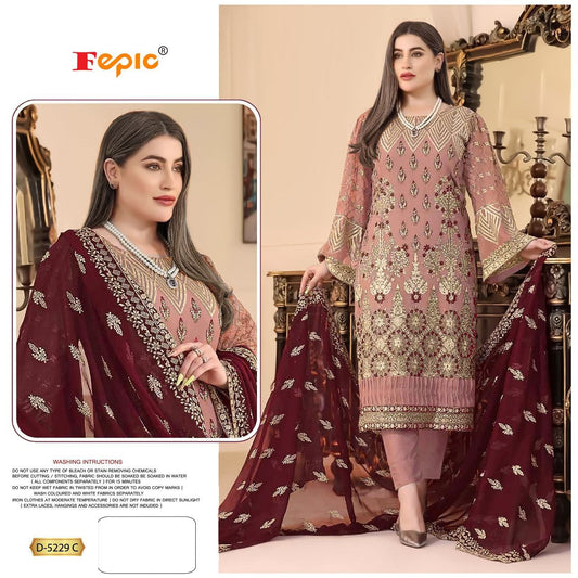 D-5229-C Rosemeen Fepic Pakistani Salwar Suits