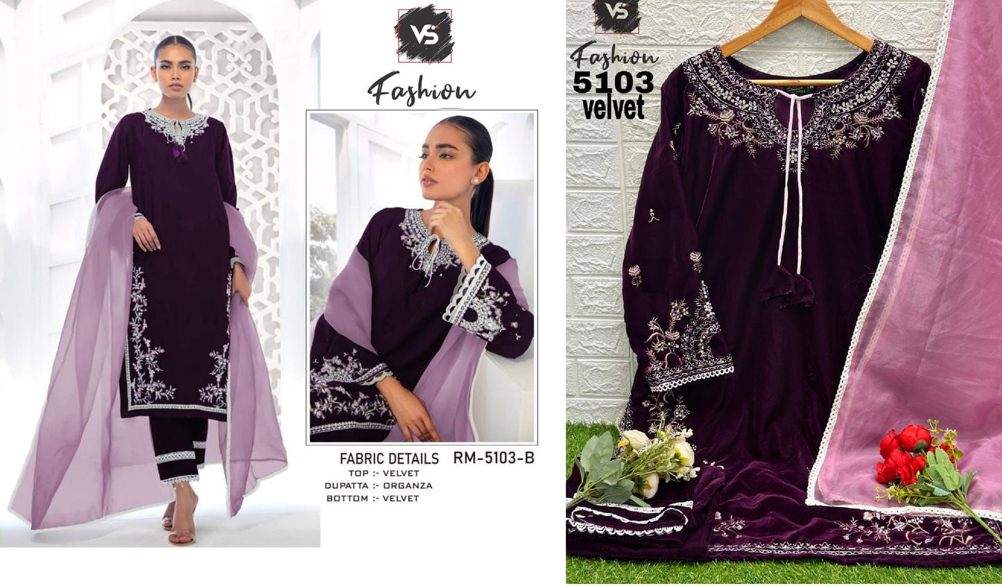 5103-B Vs Fashion Pakistani Readymade Suits