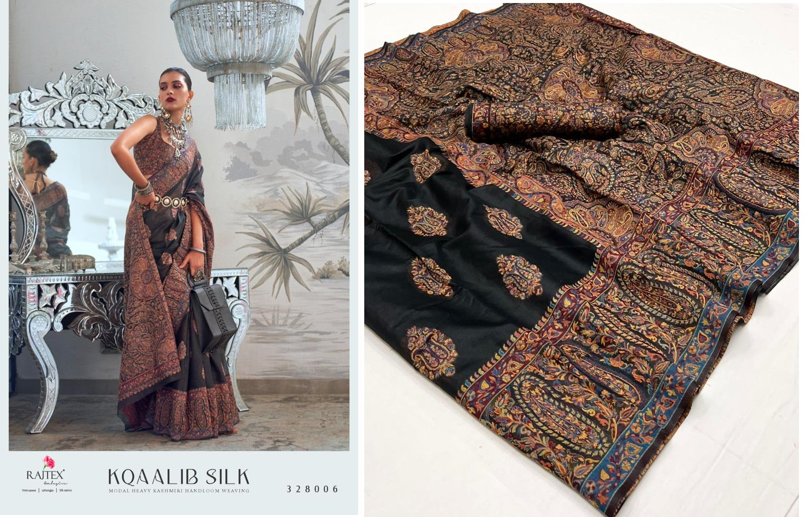 328006 Kqaalib Silk Rajtex Sarees