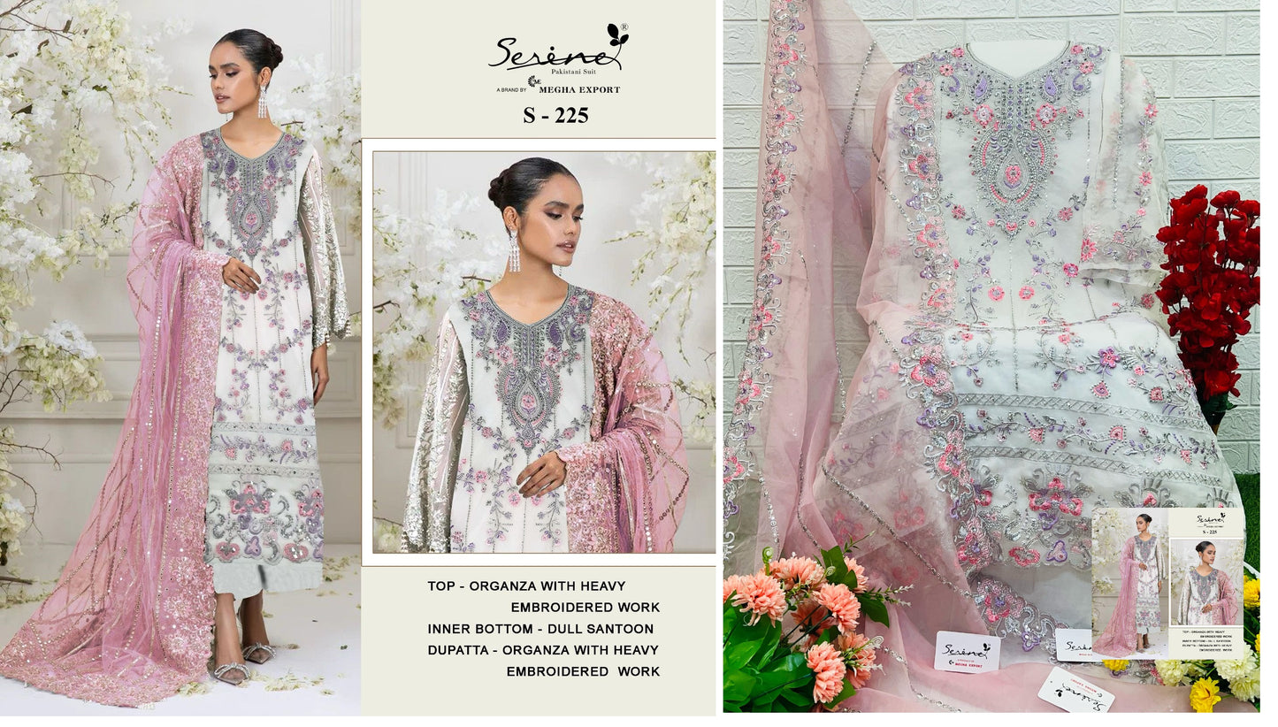 225 Serine Pakistani Salwar Suits