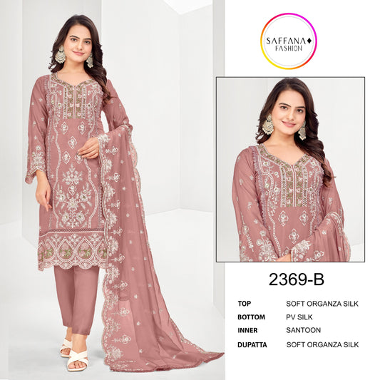 2369B Saffana Pakistani Readymade Suits