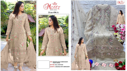 496A Motifz Pakistani Salwar Suits